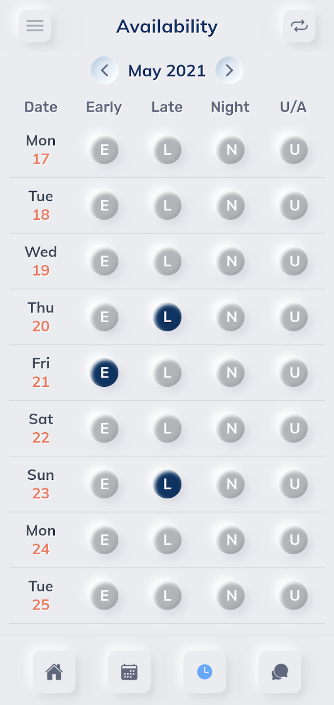 Availability Calendar