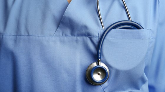 Blue Agency Nurse Uniform