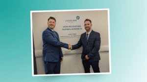 Stephen and Paul at Leadcare Recruitment Northern Ireland